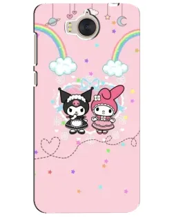 Чохол для Huawei Y5 2017 (MYA) з картинкою «My Melody та Kuromi»