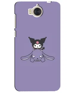 Чохол для Huawei Y5 2017 (MYA) з картинкою «Kuromi на ліловому фоні»