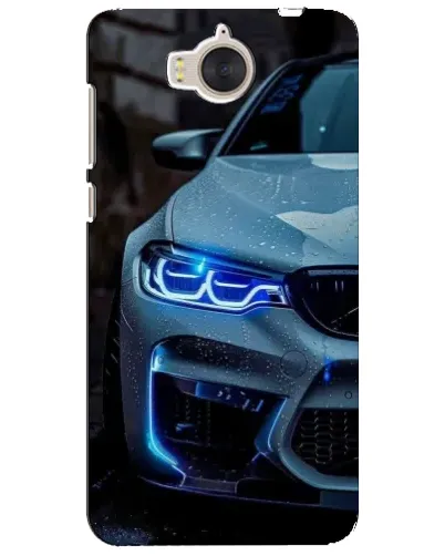 Чехол для Huawei Y5 2017 (MYA) с картинкой «Взгляд BMW с синими фарами» Чехол для Huawei Y5 2017 (MYA) с картинкой «Взгляд BMW с синими фарами»