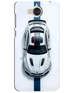 Чехол для Huawei Y5 2017 (MYA) с картинкой «Вид сверху — BMW M»