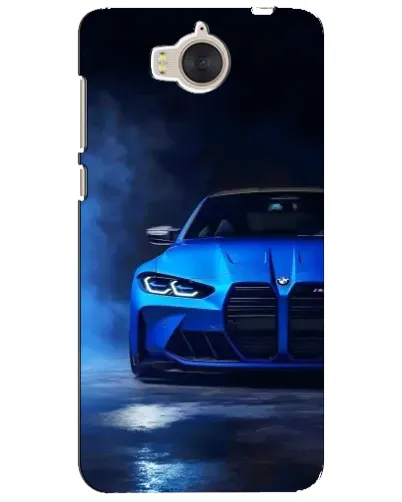 Чехол для Huawei Y5 2017 (MYA) с картинкой «Голубая BMW M4» Чехол для Huawei Y5 2017 (MYA) с картинкой «Голубая BMW M4»