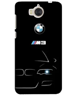 Чехол для Huawei Y5 2017 (MYA) с картинкой «Минималистичный принт BMW M3»