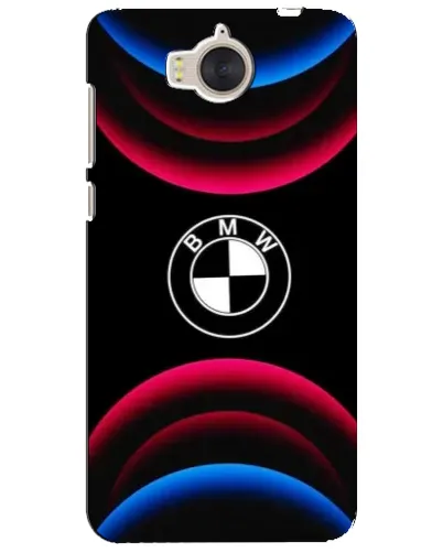 Чехол для Huawei Y5 2017 (MYA) с картинкой «Логотип BMW и неоновые дуги» Чехол для Huawei Y5 2017 (MYA) с картинкой «Логотип BMW и неоновые дуги»