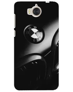 Чехол для Huawei Y5 2017 (MYA) с картинкой «Эмблема BMW — макро»