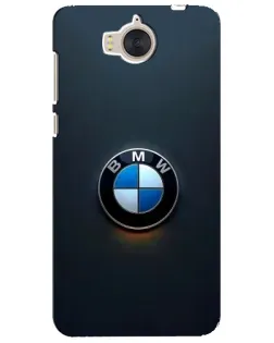 Чехол для Huawei Y5 2017 (MYA) с картинкой «Логотип BMW — минимализм»