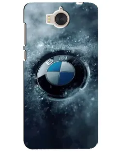 Чехол для Huawei Y5 2017 (MYA) с картинкой «Логотип BMW — лед»