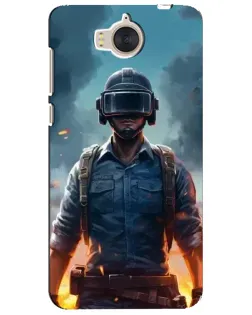 Чехол для Huawei Y5 2017 (MYA) с картинкой «PUBG — реалистичный герой»