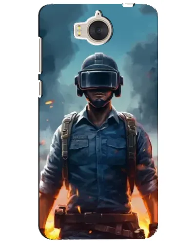 Чехол для Huawei Y5 2017 (MYA) с картинкой «PUBG — реалистичный герой»