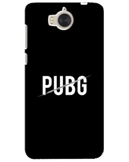 Чехол для Huawei Y5 2017 (MYA) с картинкой «PUBG — белый логотип»