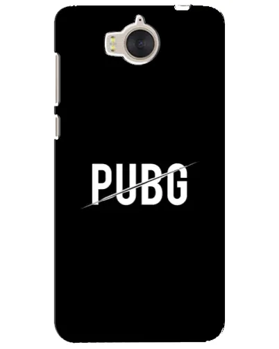 Чехол для Huawei Y5 2017 (MYA) с картинкой «PUBG — белый логотип»