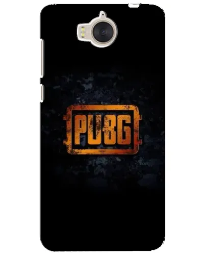 Чехол для Huawei Y5 2017 (MYA) с картинкой «PUBG — золотой логотип»