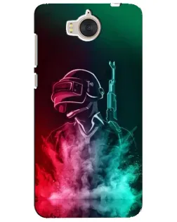 Чехол для Huawei Y5 2017 (MYA) с картинкой «PUBG — огненный воин»