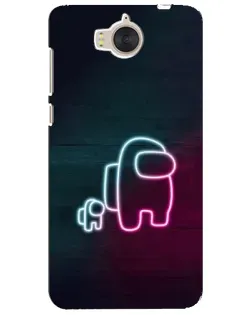 Чехол для Huawei Y5 2017 (MYA) с картинкой «Among Us неон-арт» Чехол для Huawei Y5 2017 (MYA) с картинкой «Among Us неон-арт»