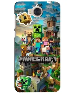 Чехол для Huawei Y5 2017 (MYA) с картинкой «Замок Minecraft» Чехол для Huawei Y5 2017 (MYA) с картинкой «Замок Minecraft»