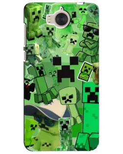 Чехол для Huawei Y5 2017 (MYA) с картинкой «Криперы Minecraft» Чехол для Huawei Y5 2017 (MYA) с картинкой «Криперы Minecraft»