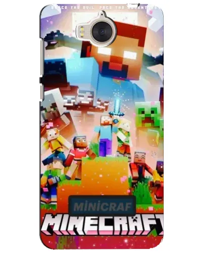 Чехол для Huawei Y5 2017 (MYA) с картинкой «Minecraft герои игры»