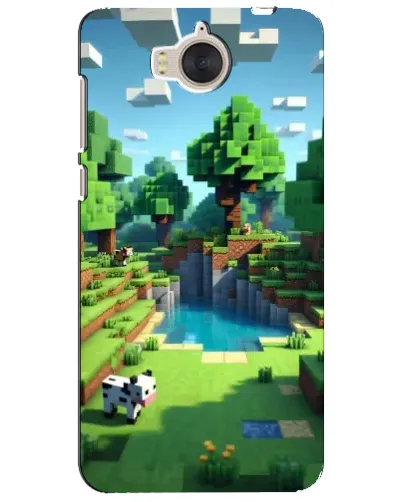 Чехол для Huawei Y5 2017 (MYA) с картинкой «Minecraft летний день»