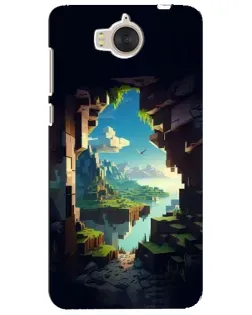 Чехол для Huawei Y5 2017 (MYA) с картинкой «Вид из пещеры»