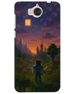 Чехол для Huawei Y5 2017 (MYA) с картинкой «Стив у башни»