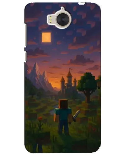 Чехол для Huawei Y5 2017 (MYA) с картинкой «Стив у башни»