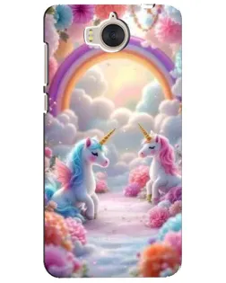 Чехол для Huawei Y5 2017 (MYA) с картинкой «Радуга и единороги» Чехол для Huawei Y5 2017 (MYA) с картинкой «Радуга и единороги»
