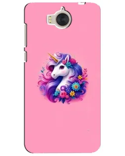 Чехол для Huawei Y5 2017 (MYA) с картинкой «Сказочный единорог»