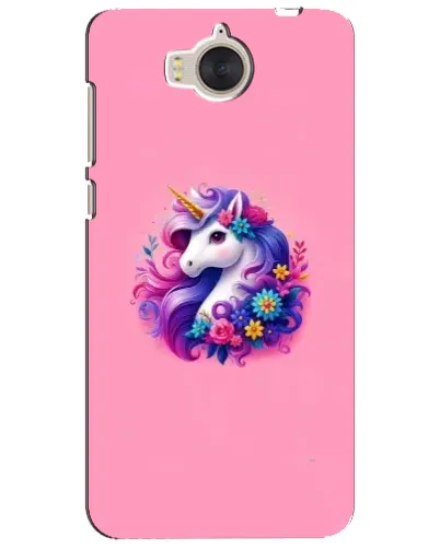 Чехол для Huawei Y5 2017 (MYA) с картинкой «Сказочный единорог»