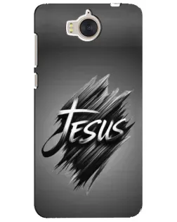 Чехол для Huawei Y5 2017 (MYA) с картинкой «Надпись Jesus Graffiti»