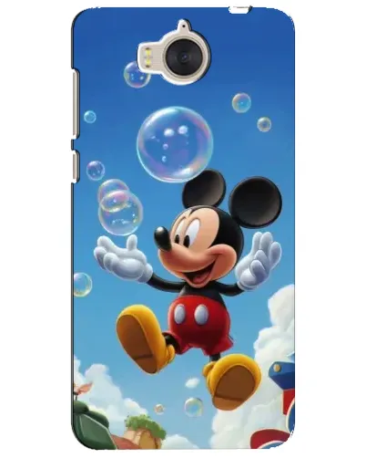 Чехол для Huawei Y5 2017 (MYA) с картинкой «Mickey и мыльные пузыри»
