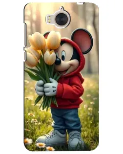 Чехол для Huawei Y5 2017 (MYA) с картинкой «Микки с тюльпанами» Чехол для Huawei Y5 2017 (MYA) с картинкой «Микки с тюльпанами»