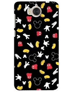 Чехол для Huawei Y5 2017 (MYA) с картинкой «Графический принт лапок»