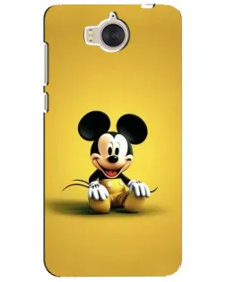 Чехол для Huawei Y5 2017 (MYA) с картинкой «Микки на желтом»