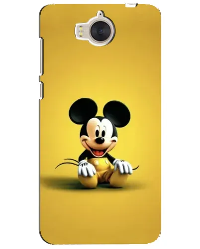Чехол для Huawei Y5 2017 (MYA) с картинкой «Микки на желтом»