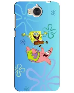 Чехол для Huawei Y5 2017 (MYA) с картинкой «Спанч Боб и Патрик»