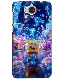 Чехол для Huawei Y5 2017 (MYA) с картинкой «Неоновый океан»