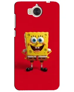 Чехол для Huawei Y5 2017 (MYA) с картинкой «Спанч Боб на красном»