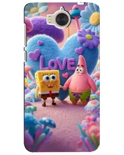 Чехол для Huawei Y5 2017 (MYA) с картинкой «Губка Боб Патрик»