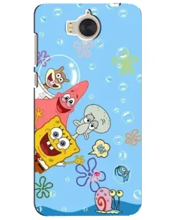 Чехол для Huawei Y5 2017 (MYA) с картинкой «Веселые пузырьки»