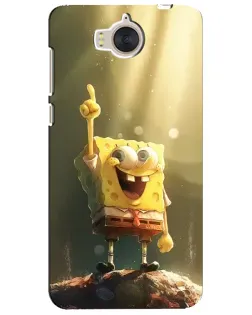 Чехол для Huawei Y5 2017 (MYA) с картинкой «Сияющий Спанч Боб»