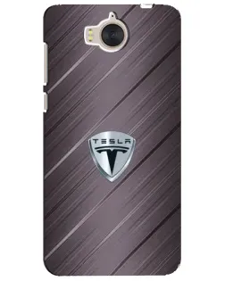 Чехол для Huawei Y5 2017 (MYA) с картинкой «Металлическая текстура Tesla» Чехол для Huawei Y5 2017 (MYA) с картинкой «Металлическая текстура Tesla»
