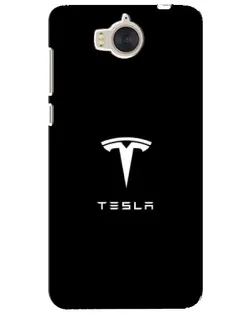 Чехол для Huawei Y5 2017 (MYA) с картинкой «Tesla White Logo» Чехол для Huawei Y5 2017 (MYA) с картинкой «Tesla White Logo»