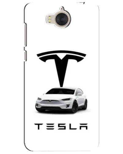 Чехол для Huawei Y5 2017 (MYA) с картинкой «Tesla White Style»