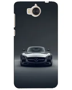 Чехол для Huawei Y5 2017 (MYA) с картинкой «Mercedes на черном»