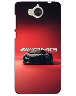 Чехол для Huawei Y5 2017 (MYA) с картинкой «Mercedes AMG — красная линия»