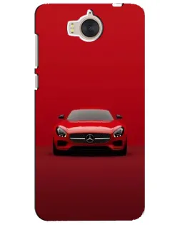 Чехол для Huawei Y5 2017 (MYA) с картинкой «Красный Mercedes AMG»