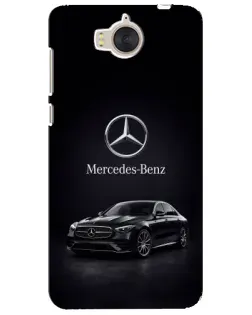 Чехол для Huawei Y5 2017 (MYA) с картинкой «Mercedes — решетка радиатора»