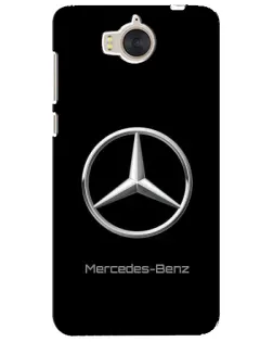 Чехол для Huawei Y5 2017 (MYA) с картинкой «Mercedes Silver Logo»