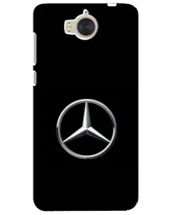 Чехол для Huawei Y5 2017 (MYA) с картинкой «Mercedes классический лого»