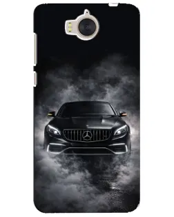 Чехол для Huawei Y5 2017 (MYA) с картинкой «Mercedes в дыму»