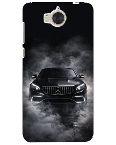 Чехол для Huawei Y5 2017 (MYA) с картинкой «Mercedes в дыму» Чехол для Huawei Y5 2017 (MYA) с картинкой «Mercedes в дыму»